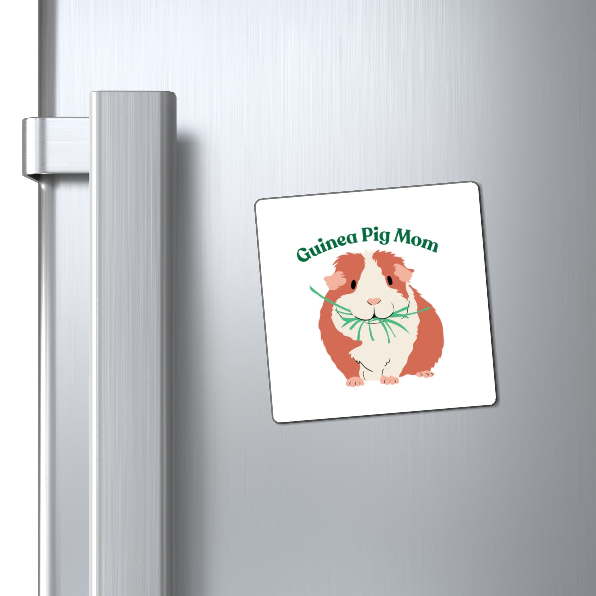 Guinea Pig Mom Magnet – Cute Pet Mom Refrigerator Magnet