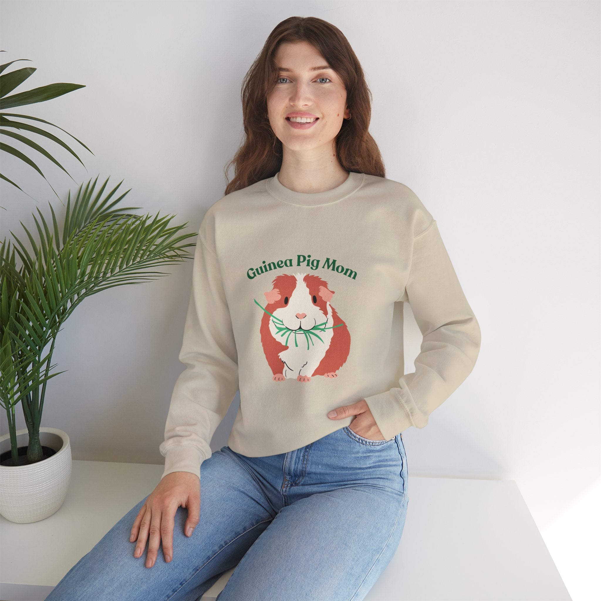 Guinea Pig Mom Crewneck Sweatshirt