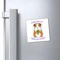 Guinea Pig Fridge Magnet — "I Dare You to Open the Fridge" Cute Veggie Pet Magnet