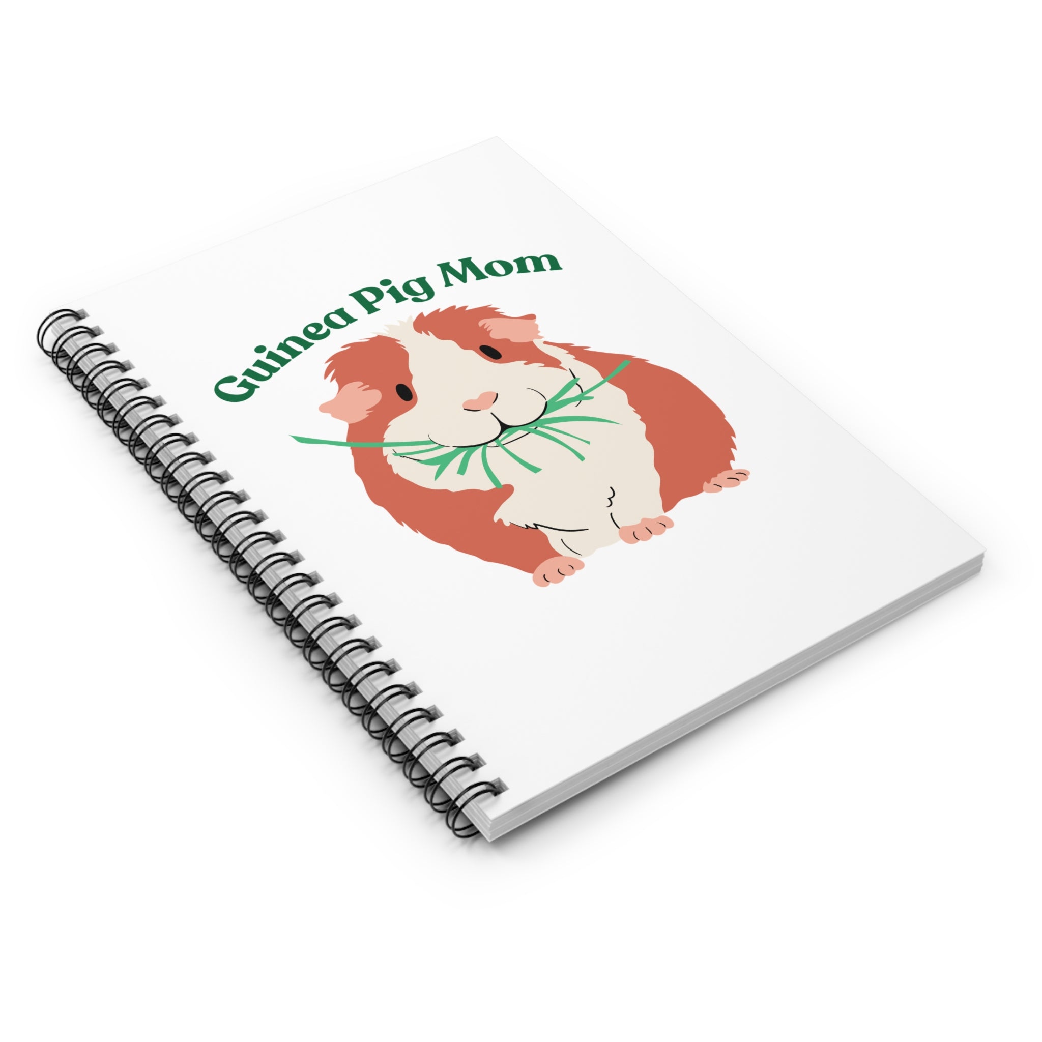 Guinea Pig Mom Spiral Notebook — Ruled Journal for Pet Lovers