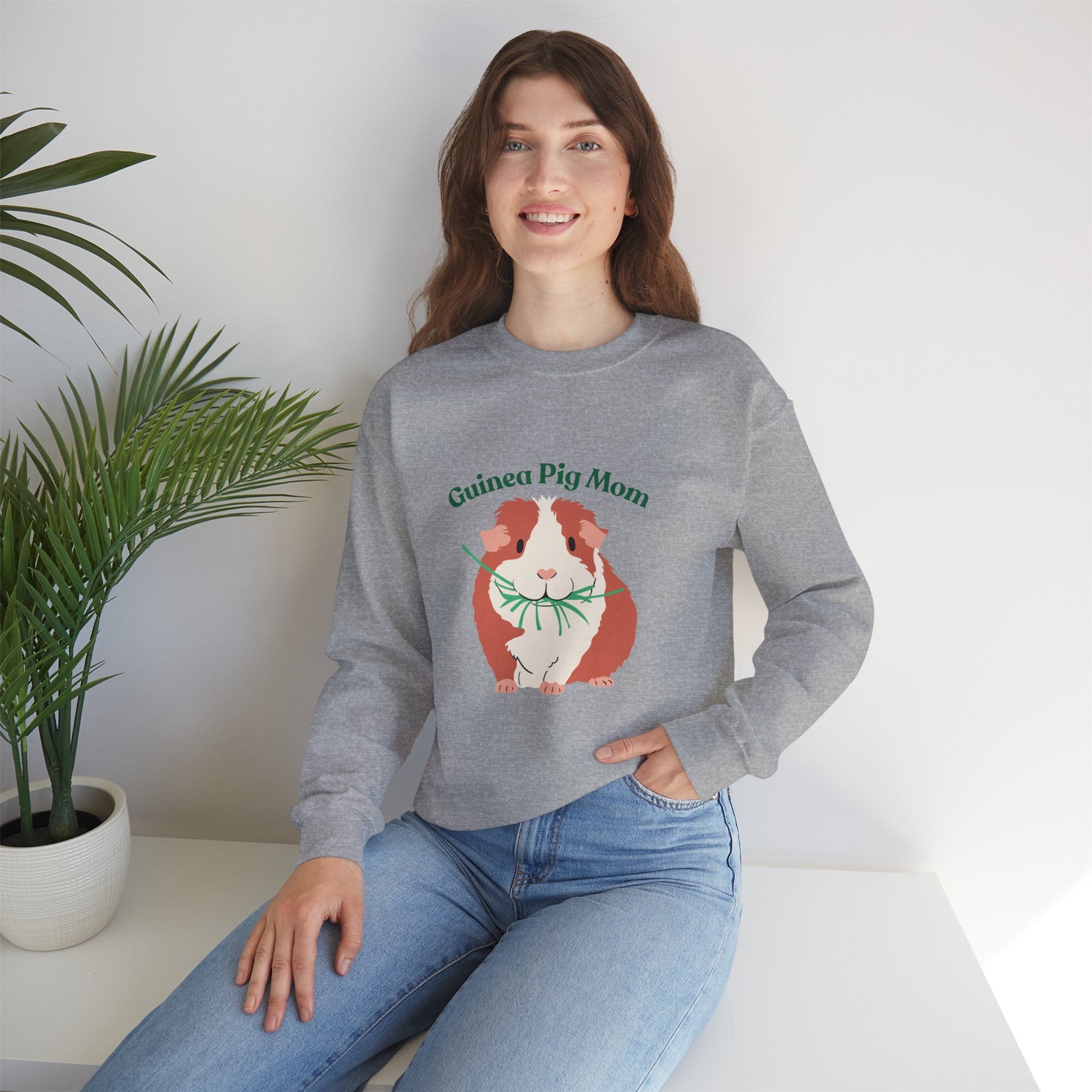Guinea Pig Mom Crewneck Sweatshirt