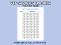 Pet Emergency Fund Tracker Printable | Vet Savings Tracker PDF